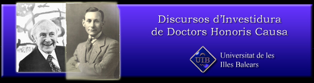 Discursos d'investidura de Doctors Honoris Causa de la Universitat de les Illes Balears