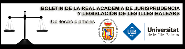 Boletín de la Real Academia de Jurisprudencia y Legislación de les Illes Balears