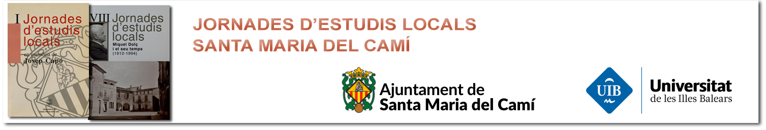 Jornades d'Estudis Locals. Santa Maria del Camí
