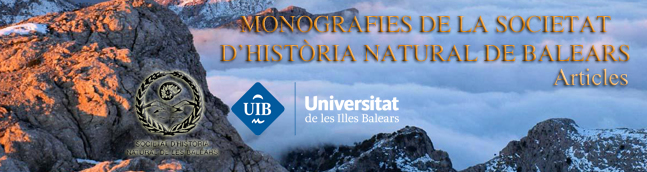 Monografies de la Societat d'Història Natural de Balears