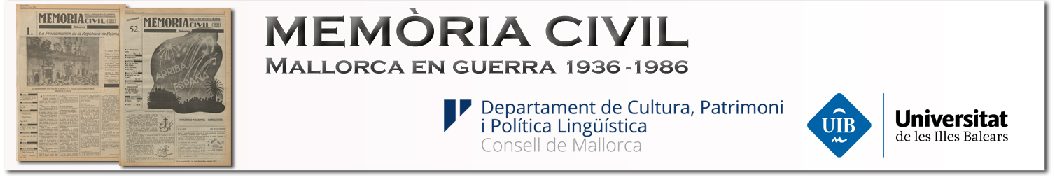 Memoria civil. Mallorca en guerra 1936-1986